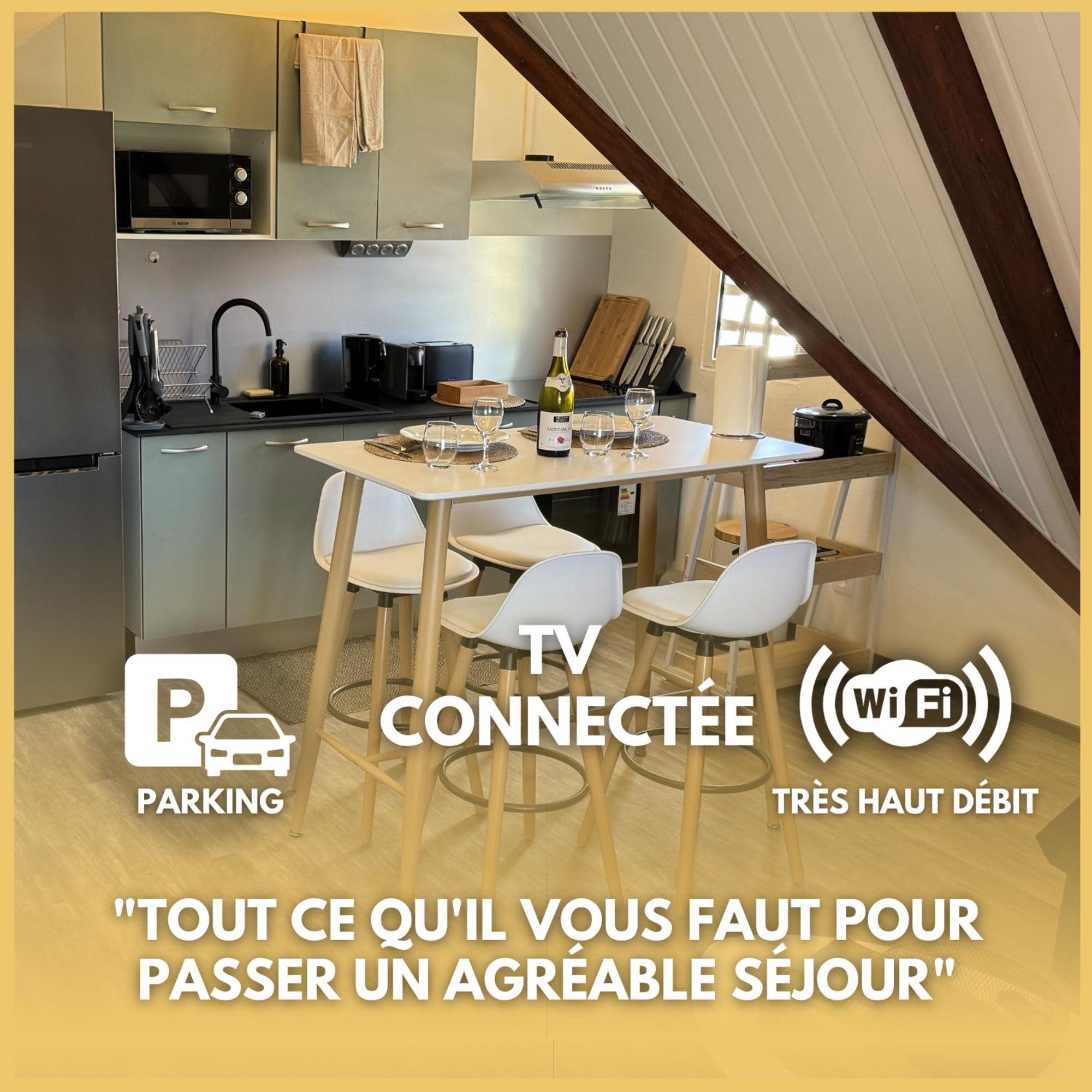 Apartamento T2 Le Cosy, Au Coeur De Montjoly, Parking, Clim Remire-Montjoly Exterior foto